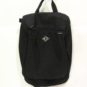 LL Bean large personal organizer hanging toiletry bag - black